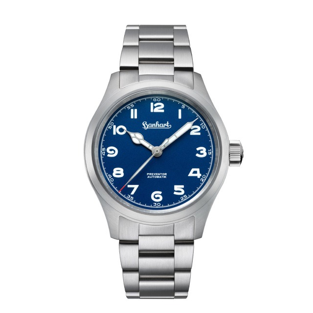 ハルリンドウ　1212 ハンハルト(HANHART) プリヴェンターHD12 ネイビー 39mm 792.870-6429